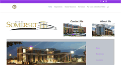 Desktop Screenshot of cityofsomerset.com
